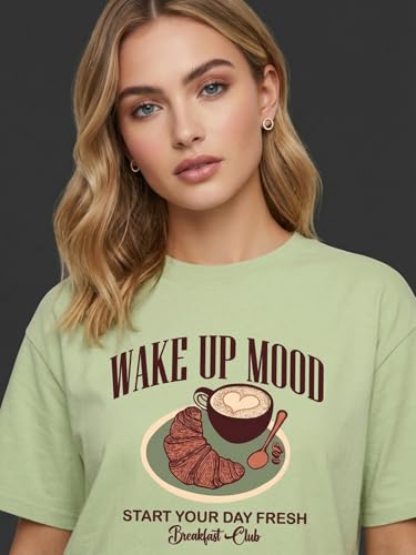 Image of JUNEBERRY Women's Oversized Graphic T-Shirt Retro Floral & Vintage Aesthetic Print, Loose Fit Casual Streetwear Tee, Trendy Baggy Style, (Sizes S-2XL)