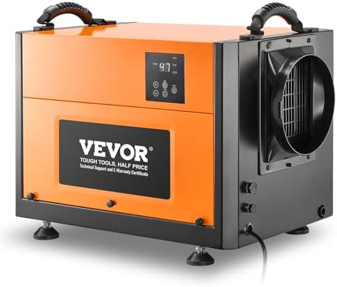 VEVOR Kommerzieller Luftentfeuchter, 50 l, industrieller Luftentf...