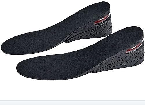 Height Increase Insoles 3 Layers 2.75 inch Air Cushion Heels Taller Shoes Pad Lift Kit for men and women