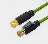 FKIQHPU Highly Flexible Drag Industrial Ethernet Cable Robot arm Cable Super Category 5 Flexible Drag Cable Assembled Model (3 metres)