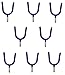 Heavy Duty Wall Mount Tool Hooks - 8 Pack