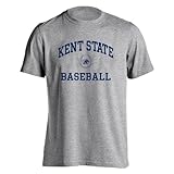 Kent State Golden Flashes Baseball T-Shirt – Officially Licensed Gameday Collection Kent State Baseball Diamond Fan Shirt – Athletic Heather – Size Medium