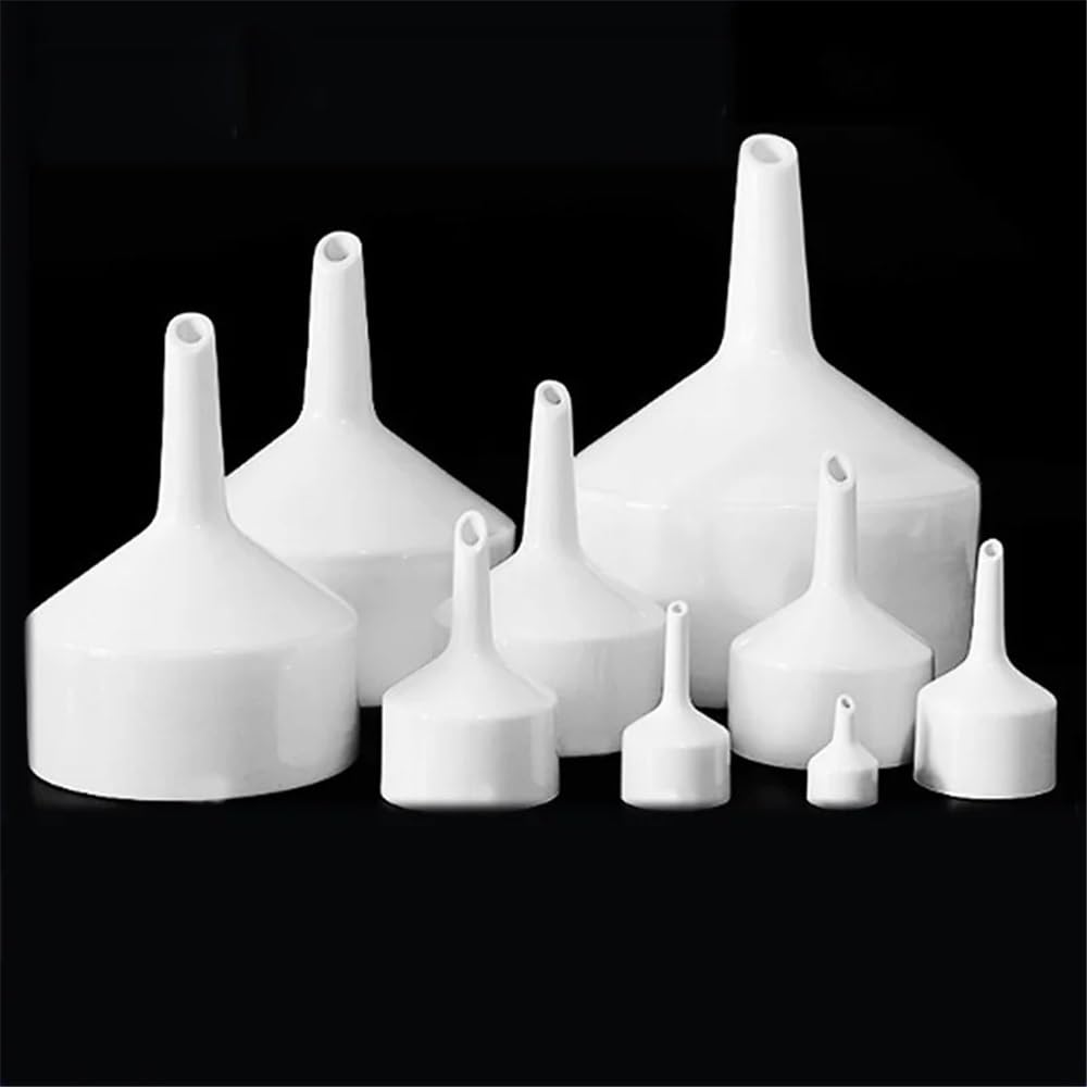 Lejek ceramiczny, 125 mm, laboratoryjne urządzenie filtrujące, butelka filtrująca, lejek filtrujący, pogrubiony materiał