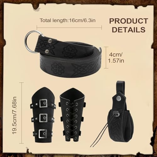 Ceinture Décorative de Chevalier : Finition Parfaite pour Déguisement