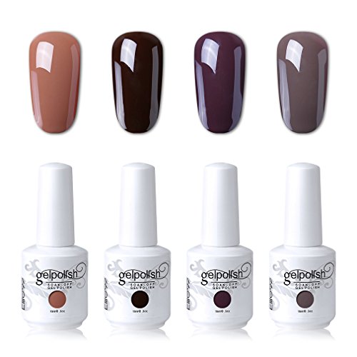 Elite99 Soak Off Gel Polish Lacquer UV LED Nail Art Manicure Kit 4 Colors Set LM-C105 + Free Gift (20pcs Gel Remover Wraps) Elite99 Soak Off Gel Polish Lacquer UV LED Nail Art Manicure Kit 4 Colors Set LM-C105 + Free Gift (20pcs Gel Remover Wraps)