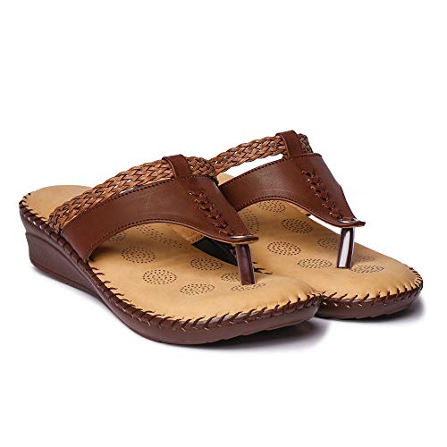 Image of SELBRO Doctor-Plus Diabetic & Orthopedic Slippers for Women with Super Extra Soft Padding C1