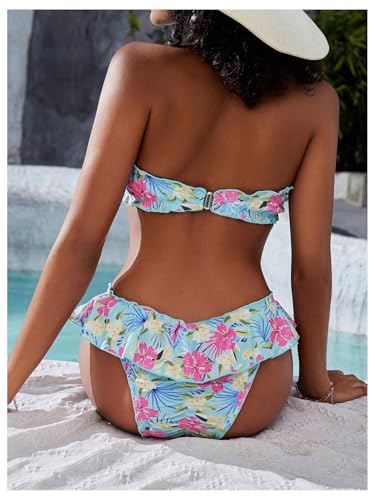 Bikini 2 pièces sans bretelles idéal pour le bronzage