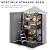 BTMWAY Resin 6x4 FT Outdoor Storage Shed with Floor Included,Small Plastic Shed with Window,Wood-Like Appearance,Water and UV Proof,Double Doors,Garden Tool Storage,Bike Shed,Backyard Shed,Gray
