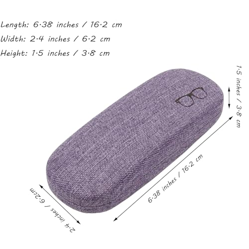 Image of Eyeglasses Case Eye Glasses Box Eyewear Container Protector Cover Sunglasses Bag Hard Shell Protective Pouch