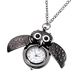 4. This small vintage pocket watch seems like a necklace in the design of a pocket watch but actually a mini pocket watch.