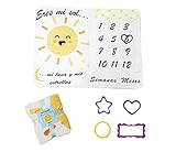 EL REGALO PERFECTO: La manta está empaquetada y es un regalo perfecto para las nuevas mamás. Podrás regalársela durante un baby shower o cuando el bebé nazca para que pueda compartir y capturar los momentos más especiales con su bebé.