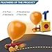Pathosio Pets Balloon Car Toy Pump Set for Kids – Ideal Holiday Gift Balloon Toy Power Launcher, Balloon Launcher for Kids, Balloon Toys (Yellow)