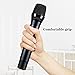 Microphone Wireless Microphone Karaoke Singing Microphone Dual Professional UHF Cardioid Pickup Microphone All-Metal Handheld Microphone, 2 Colors Easy to Connect and use (A Two)