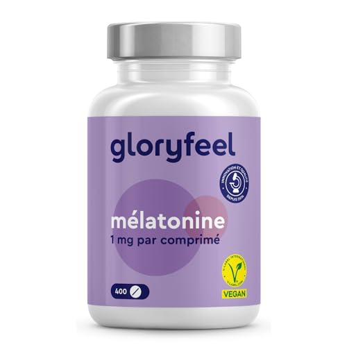 Complément Mélatonine 400 Comprimés, 100% Végétalien