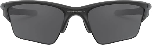 Oakley mens Oo9154 Half Jacket 2.0 Xl Rectangular Sunglasses, Matte Black/Grey Polarized, 62 mm