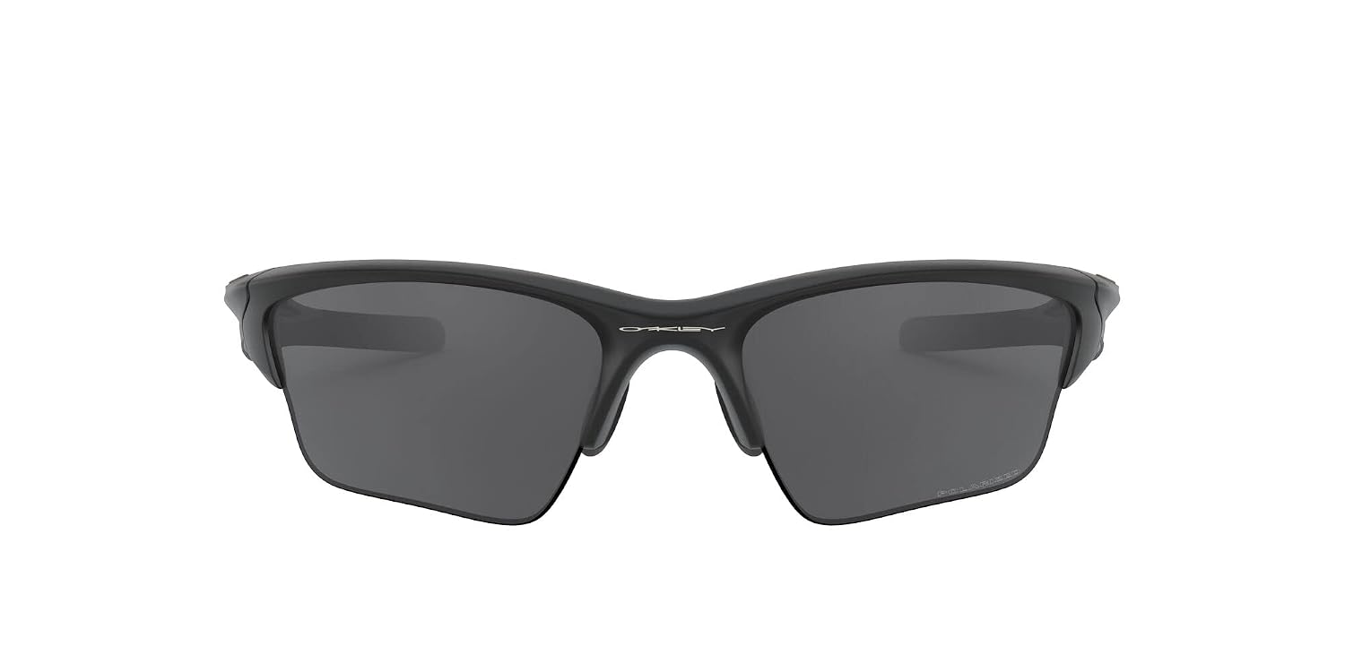 Oakley mens Oo9154 Half Jacket 2.0 Xl Rectangular Sunglasses, Matte Black/Grey Polarized, 62 mm - Review, Price and Buying Guide