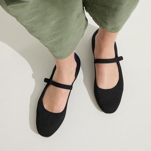 Rothy's The Square Mary Jane Women's Slip-On Shoes, Square-Toe Flats, Made from Recycled Plastic Bottles & Machine Washable3