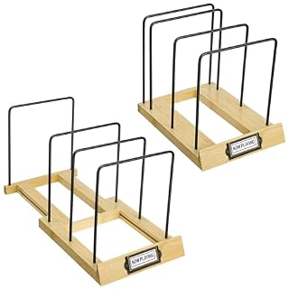 Big Fudge Bamboo Expandable Record Storage – LP Album Rack & Scratch-Resistant Vinyl Holder Stand – For Record Collection Organisation and Display – Holds 50-75 Records - Les Beatles, Paul McCartney, John Lennon, RIngo Starr, George Harrison