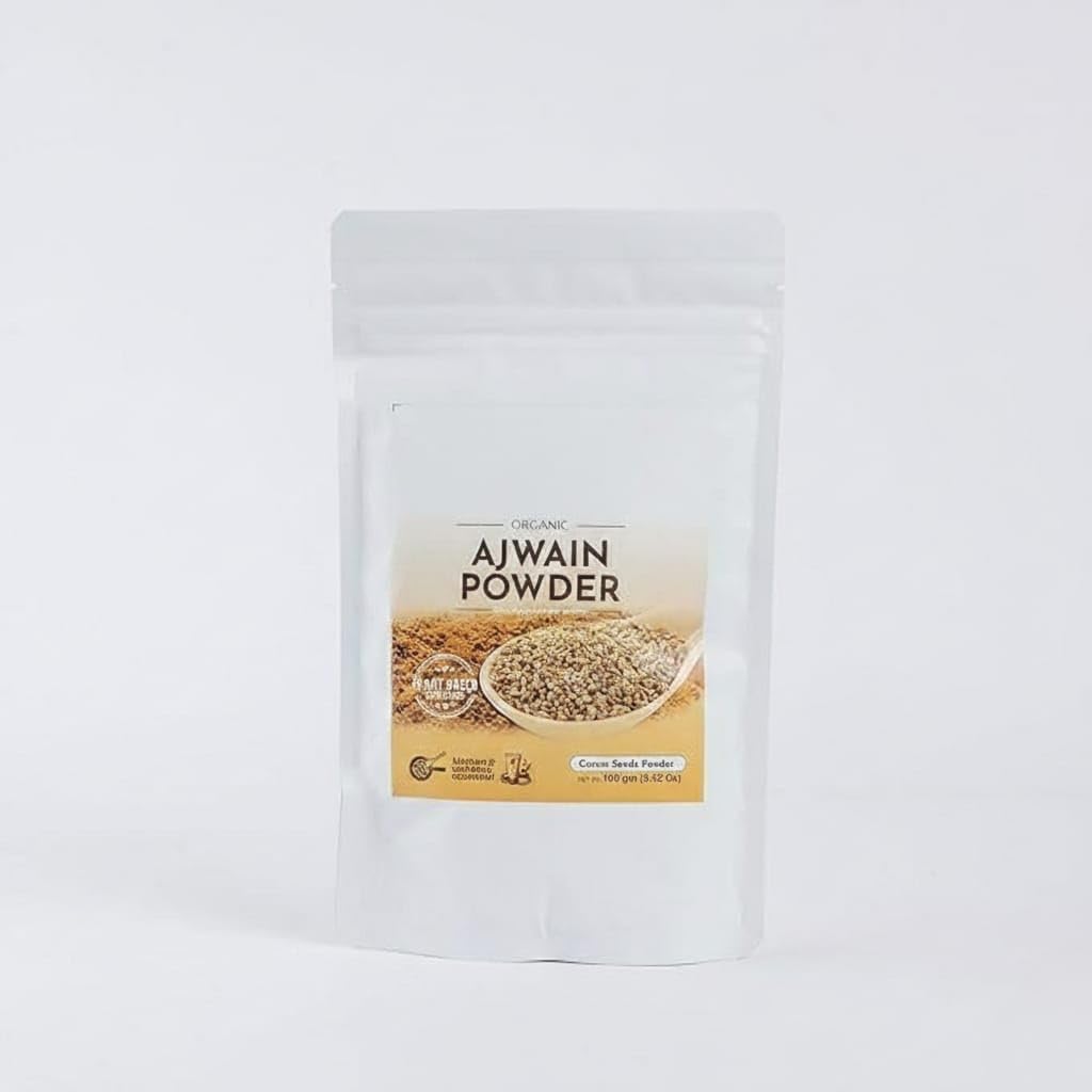 Ajwain powder (Carom Seeds Powder) - 100 gm, 100% pure | No added colour | Preservative free| No added filler