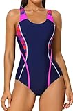 beautyin Womens Pro One Piece Swimsuits Athletic Tummy Control Bathing Suit Swimwear