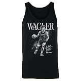 500 LEVEL NBA Keaton Wagler Los Angeles Clippers Mono Men's Tank Top (Black, XL)