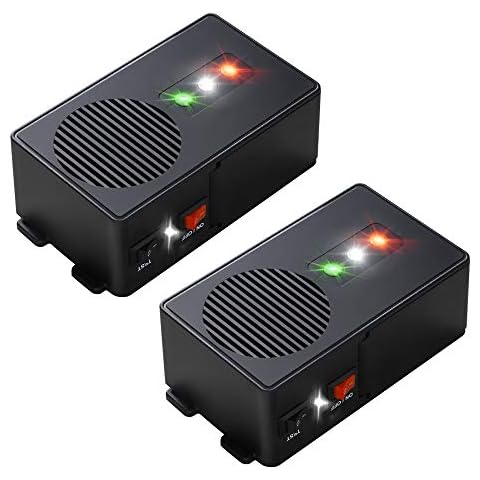 Under Hood Animal Car Repeller Battery Operated Rodent Electronic Repellent Ultra Sonic Rat Strobe Light Mouse Repelling Device for Pest in Car 2 Pack Cover