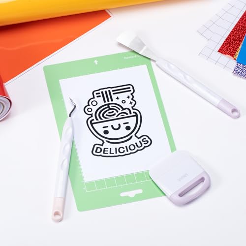 LIKCUT Entgitterwerkzeug Plotter Zubehör, 3 Stück Basiswerkzeuge Kit, Vinyl Jäten Werkzeuge für DIY