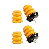 Autycle Front Bump Stops Control Arm Bumper Rear Bump Stops Axle Bumper Replacement for Chevy Silverado 1500 for GMC Sierra 1500, 4 pcs 15153958 15712438
