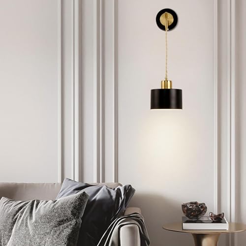Aplique de pared E27 que elimina cables de carga con luz regulable blanca 4