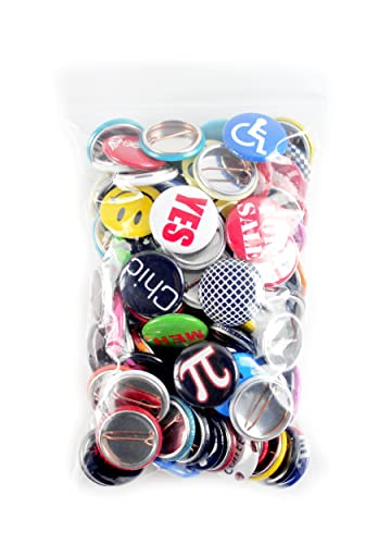 100 Pack - Pinback Button Mega Varity Pack - 1 Inch Round - Thumbnail 5
