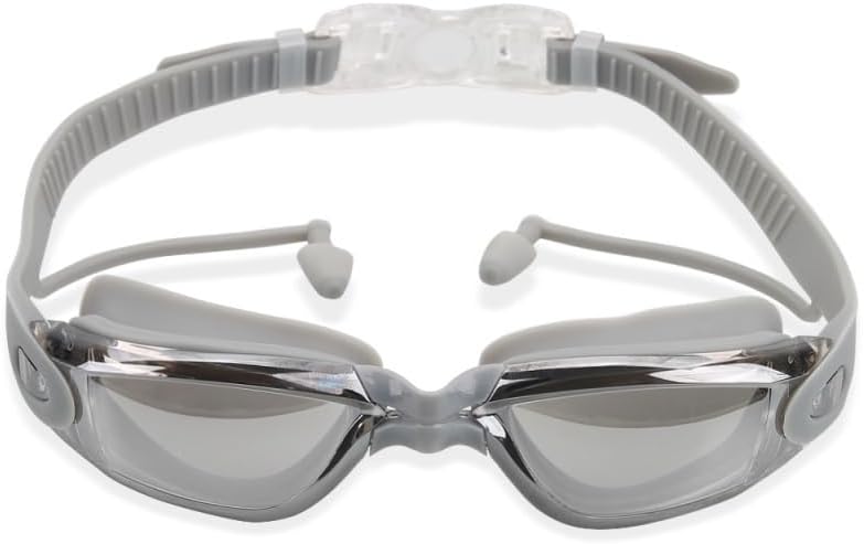 Silicone Electroplating Swimming Goggles Adjustable Men Women Universal Swim Glasses