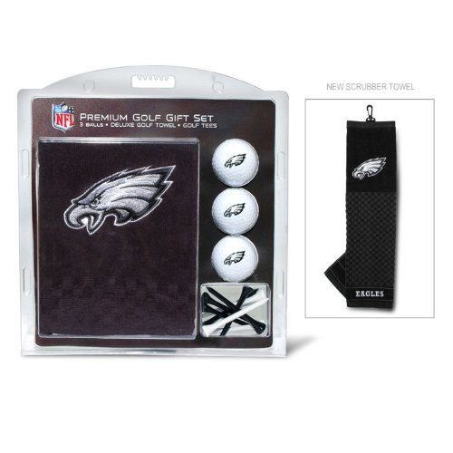 Team Golf 637556322203 Nfl Philadelphia Eagles Gift Set: Embroidered Golf Towel thumb #1