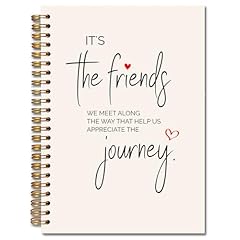 white Friendship Notebook