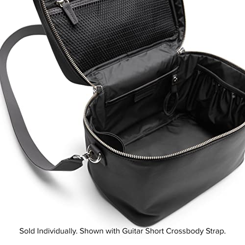 Leatherology Black Onyx Extra Large Train Case Cosmetic Makeup Bag Organizer For Women W/Removeable Divider System #TOP3