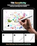 MoKo Pencil for iPad (A16) 11th 10th Gen, Stylus Pen for 2018-2026 Apple iPad 11/10/9/8/7/6/A16, Mini 7/6/5, Air M3/M2 11"/13"/5/4/3, Pro M4 13"/12.9"/11" Tilt Sensitivity, USB-C Fast Charging,White