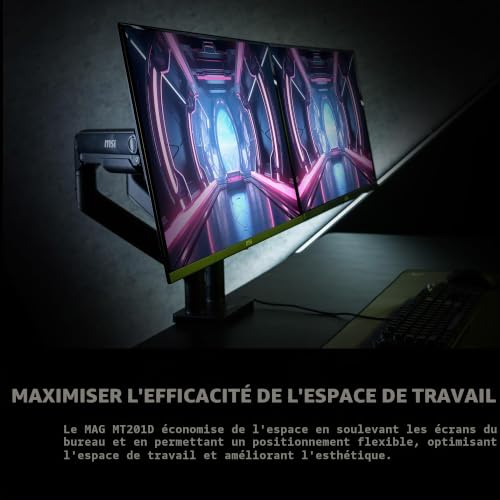 Bras de qualité supérieure compatible VESA pour double écran - 6