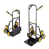 Treppensteiger-Sackkarre, robuste Sackkarre mit 250 kg Kapazität, perfekt für Einkaufszentren, Lager und Umzüge – einfacher Treppentransportwagen