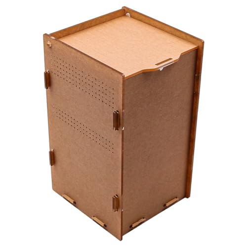CENPEK Reptile Feeding Box Transparent Acrylic Reptile Enclosure Case for Spider Lizard Scorpion Centipede Horned Frog Beetle.(12x12x20cm) - Image 2