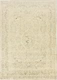Knoten: ca.: 250000 / qm Nain Trading China Seide Colored 301x212 Orientteppich Teppich Beige Handgeknüpft China