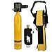 RiToEasysports Underwater Breathing System, Portable Diving Rebreather with 500ML Emergency Oxygen Cylinder for Snorkeling, Swimming Training, and Recreational Diving