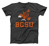 Bowling Green State University Premium NCAA Cotton Polyester Blend Collegiate T-Shirts (Bowling Green State University, Large)