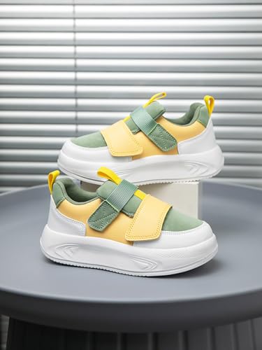 Boys Girls Outdoor Sports Shoes， Breathable and Comfortable with Soft Padded Neck, Retro Street Style, Basketball Shoes Suitable for All Seasons2