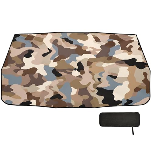 Parapluie de voiture camouflage rétro d'une élégance intemporelle pour femme