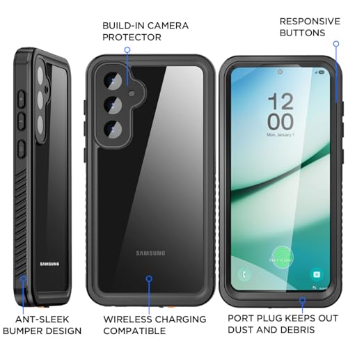 Coque intégrale étanche Samsung S25 design premium AICase - 5