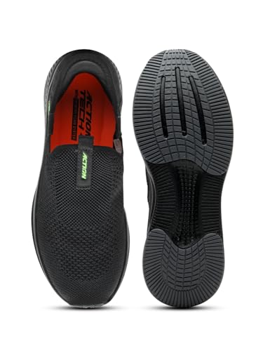Image of Action | Athleo | WALKER-506 | Lightweight Comfortable Durable | Shoes | Slip-On | Running Shoes | for Men