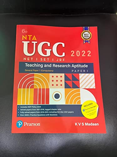 NTA UGC NET/ SET/ JRF : Paper 1 Teaching and Research Aptitude | ...