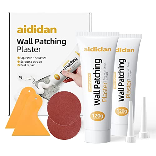 Drywall Repair Kit with Patches and Paste