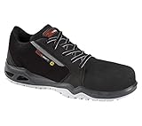  MTS MESD Sicherheits-Halbschuh Arbeitsschuh Curtis S3 Flex ESD, Weite 11 (46)