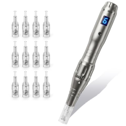0.25mm Microneedling Pen for Face, At-Home Serum Applicator Tool