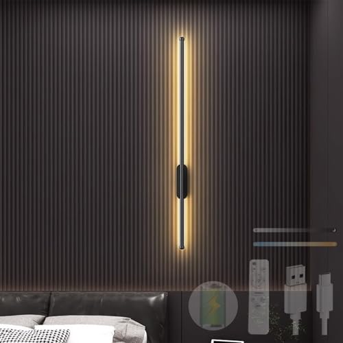 Lámparas de pared LED con batería para un ambiente acogedor en dormitorios y hoteles modernos